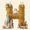 Alphabet Letter Pillow - Personalized Gifts For Fantasy Lovers