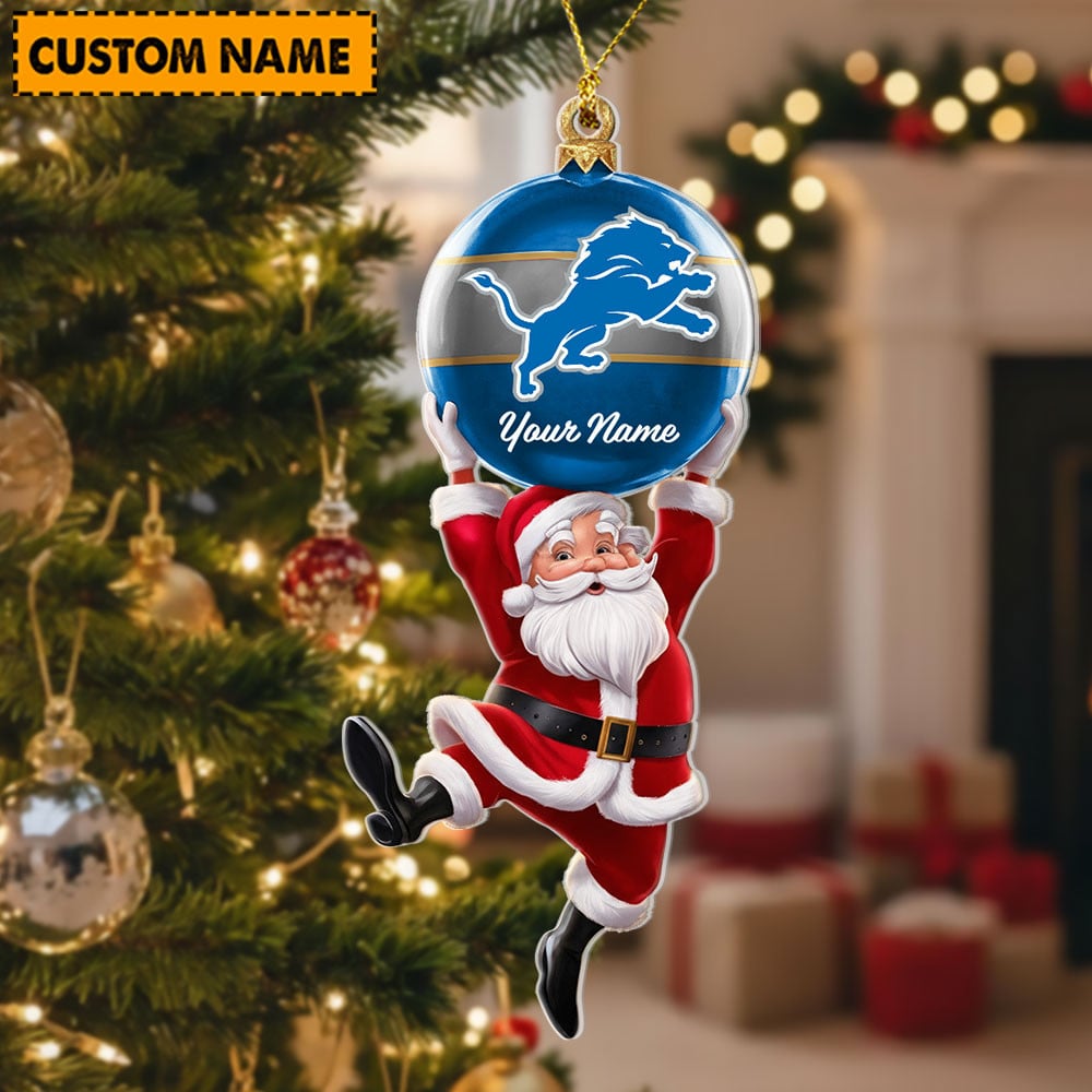 Personalized NFL Acrylic Ornament Christmas Gift For Family Members - Limited Edition