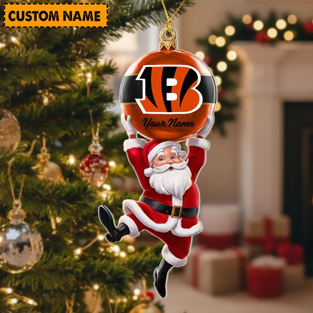 Personalized NFL Acrylic Ornament Christmas Gift For Family Members - Limited Edition