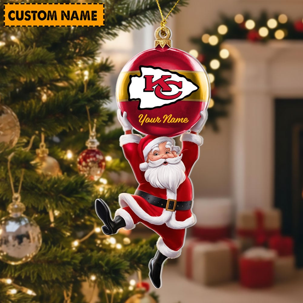 Personalized NFL Acrylic Ornament Christmas Gift For Family Members - Limited Edition