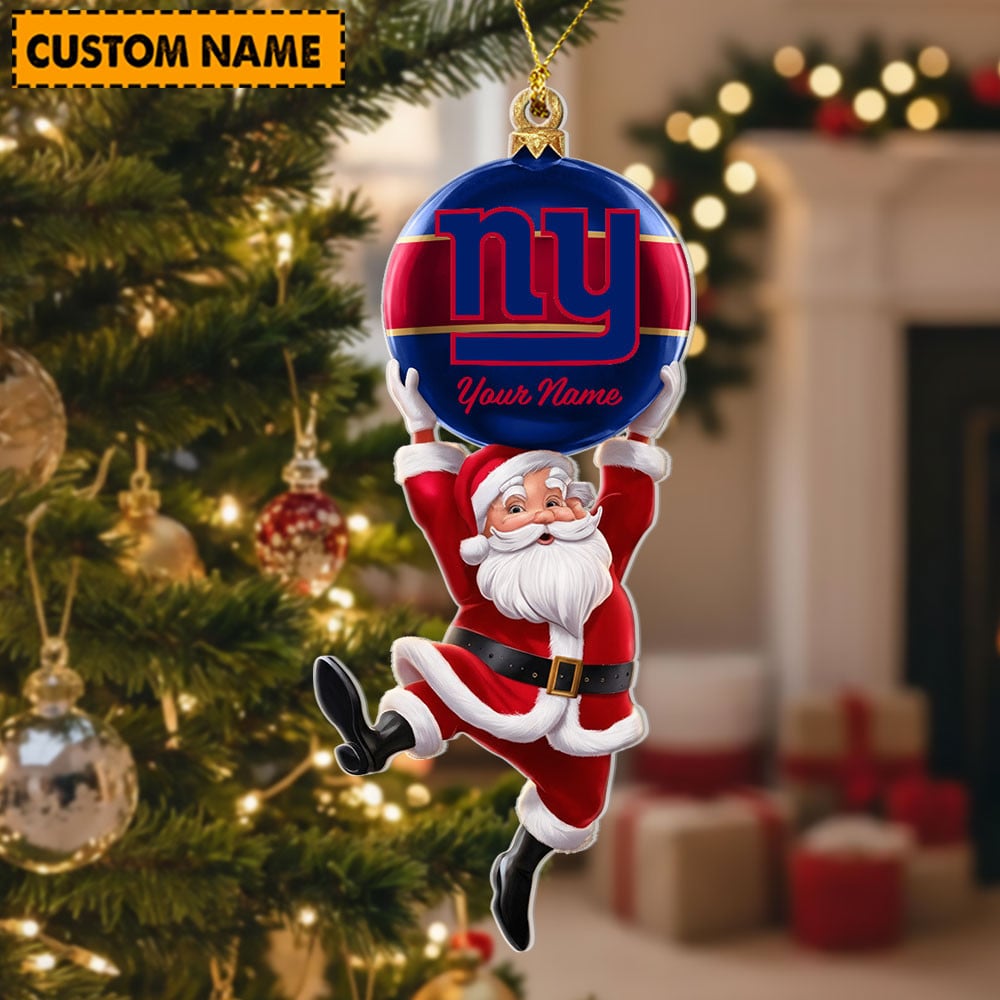 Personalized NFL Acrylic Ornament Christmas Gift For Family Members - Limited Edition