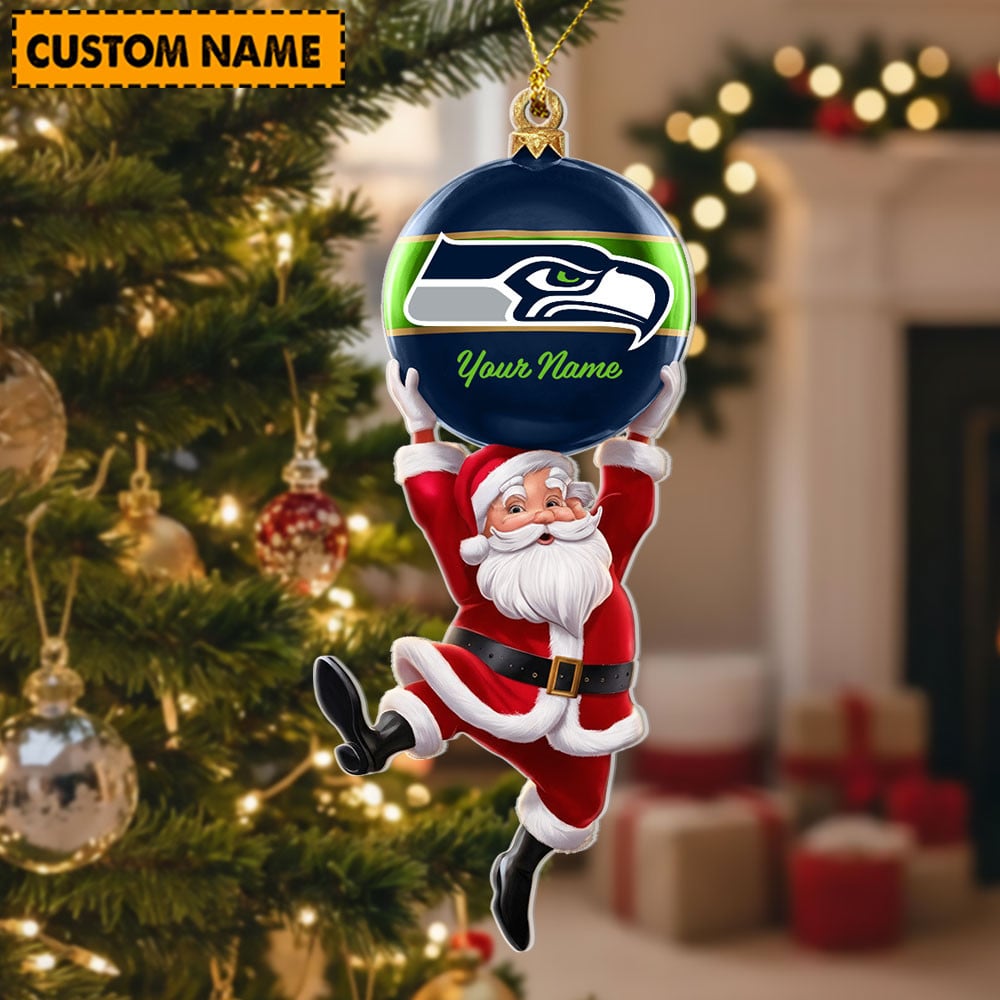 Personalized NFL Acrylic Ornament Christmas Gift For Family Members - Limited Edition