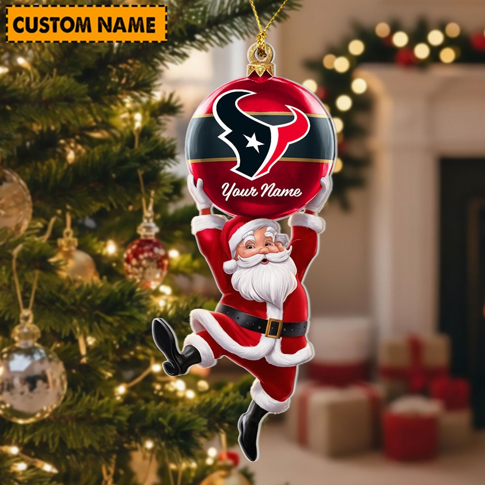 Personalized NFL Acrylic Ornament Christmas Gift For Family Members - Limited Edition