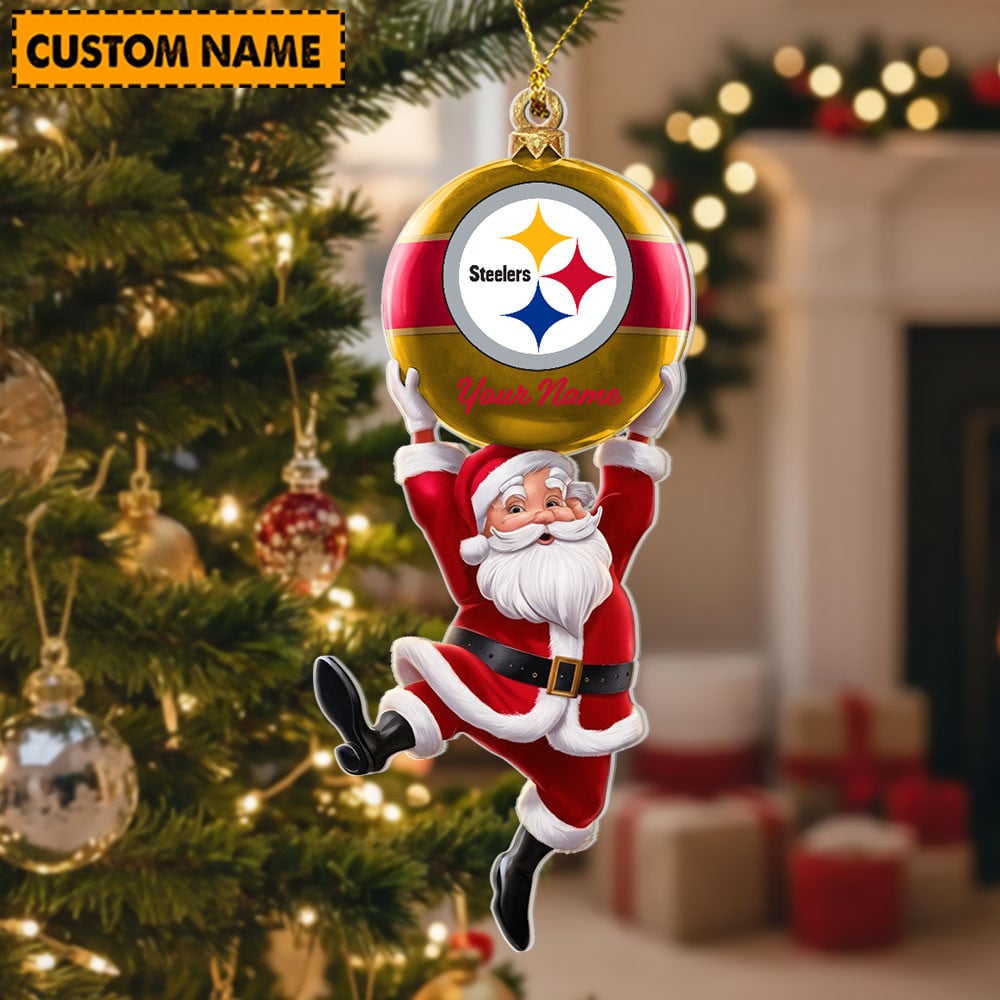 Personalized NFL Acrylic Ornament Christmas Gift For Family Members - Limited Edition