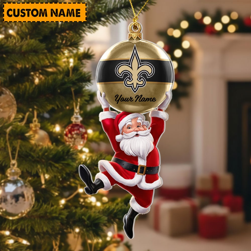 Personalized NFL Acrylic Ornament Christmas Gift For Family Members - Limited Edition