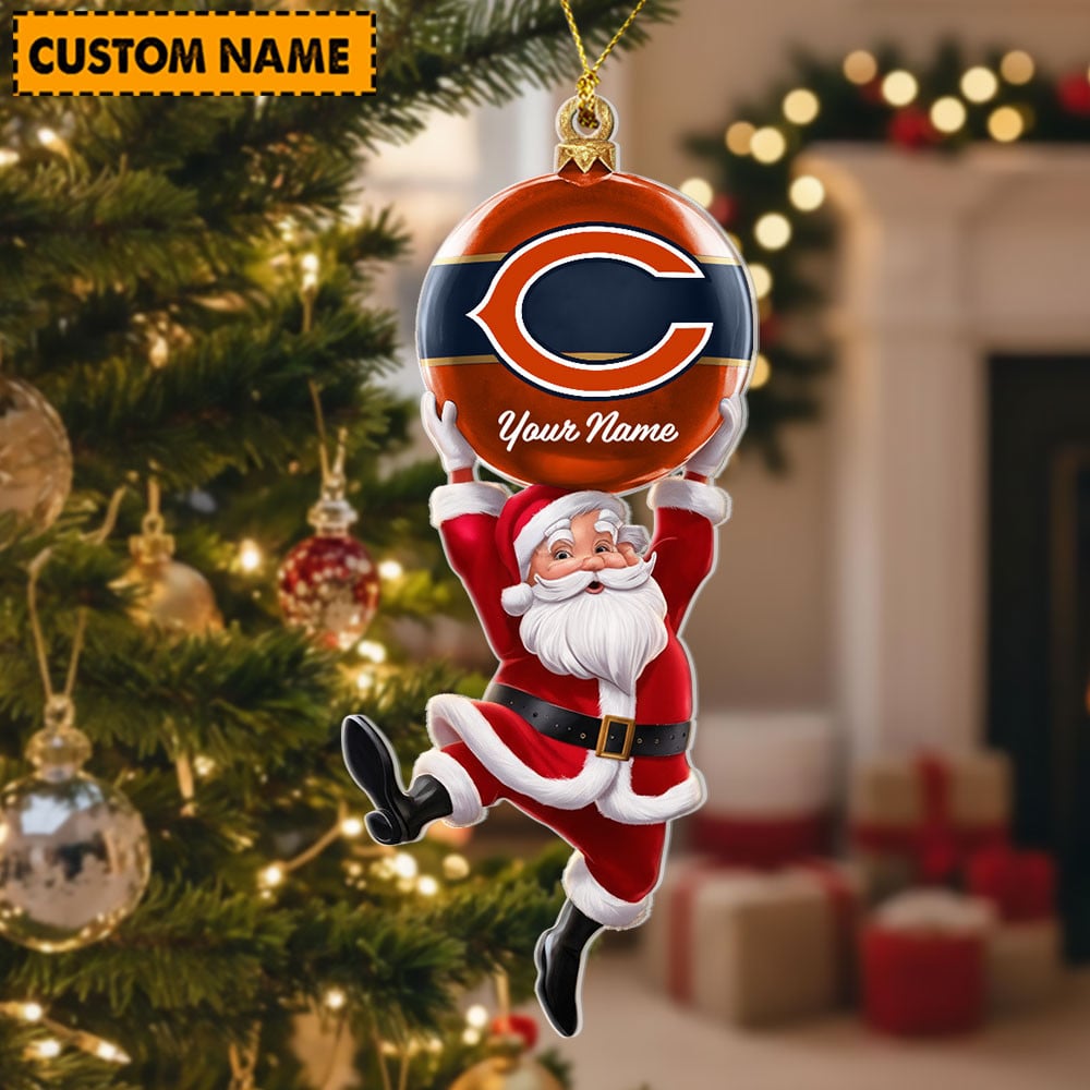 Personalized NFL Acrylic Ornament Christmas Gift For Family Members - Limited Edition