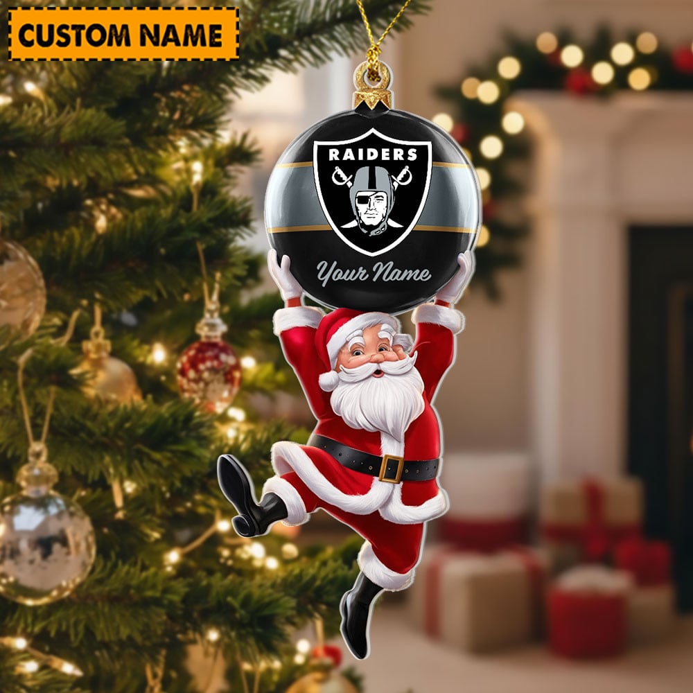 Personalized NFL Acrylic Ornament Christmas Gift For Family Members - Limited Edition