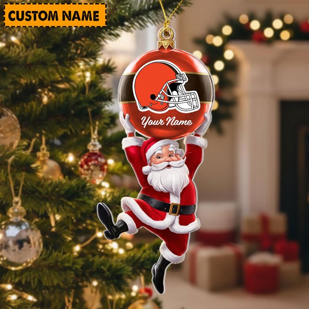 Personalized NFL Acrylic Ornament Christmas Gift For Family Members - Limited Edition