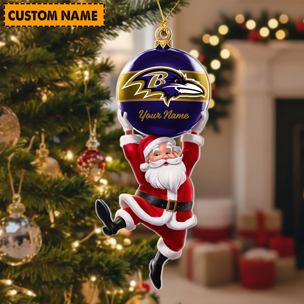 Personalized NFL Acrylic Ornament Christmas Gift For Family Members - Limited Edition