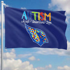 Premium Double-Sided NFL Autism Awareness Flag
