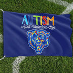 Premium Double-Sided NFL Autism Awareness Flag