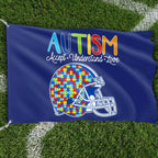 Premium Double-Sided NFL Autism Awareness Flag