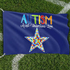 Premium Double-Sided NFL Autism Awareness Flag