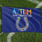 Premium Double-Sided NFL Autism Awareness Flag