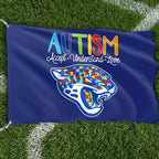Premium Double-Sided NFL Autism Awareness Flag