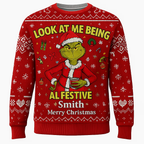 Maturelion Sweater ALL FESTIVE & SHIT Christmas Ugly Sweater
