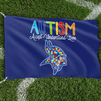 Premium Double-Sided NFL Autism Awareness Flag