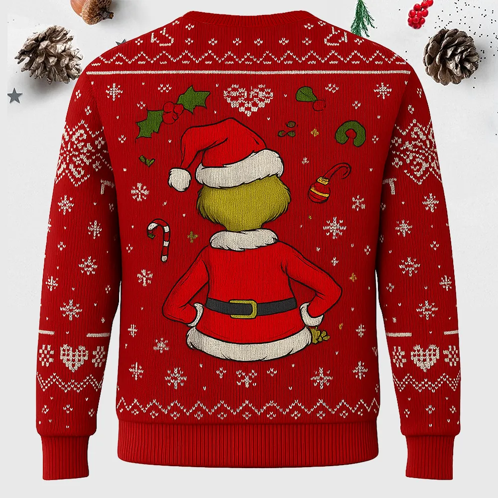 Maturelion Sweater ALL FESTIVE & SHIT Christmas Ugly Sweater