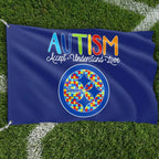 Premium Double-Sided NFL Autism Awareness Flag