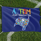 Premium Double-Sided NFL Autism Awareness Flag