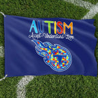 Premium Double-Sided NFL Autism Awareness Flag