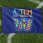 Premium Double-Sided NFL Autism Awareness Flag