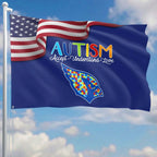 Premium Double-Sided NFL Autism Awareness Flag-1