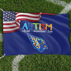 Premium Double-Sided NFL Autism Awareness Flag-1