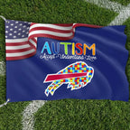 Premium Double-Sided NFL Autism Awareness Flag-1