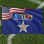 Premium Double-Sided NFL Autism Awareness Flag-1