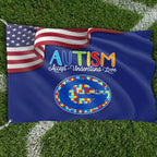 Premium Double-Sided NFL Autism Awareness Flag-1