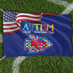 Premium Double-Sided NFL Autism Awareness Flag-1