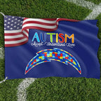 Premium Double-Sided NFL Autism Awareness Flag-1