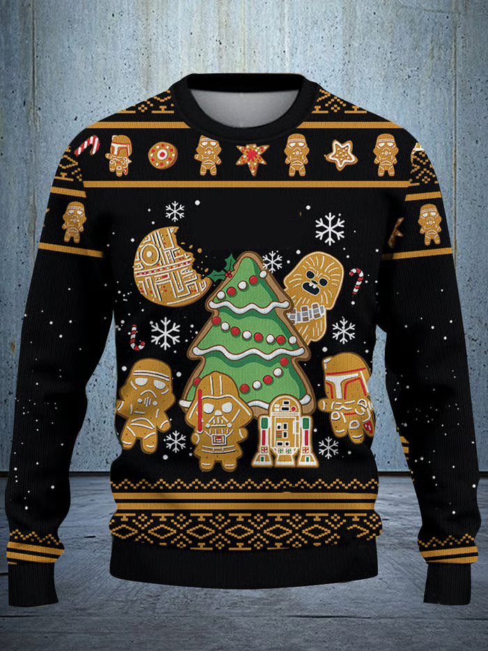 Men's Christmas Cartoon Cookie Sweatshirt