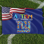 Premium Double-Sided NFL Autism Awareness Flag-1
