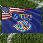 Premium Double-Sided NFL Autism Awareness Flag-1