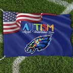 Premium Double-Sided NFL Autism Awareness Flag-1