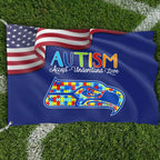 Premium Double-Sided NFL Autism Awareness Flag-1
