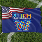 Premium Double-Sided NFL Autism Awareness Flag-1