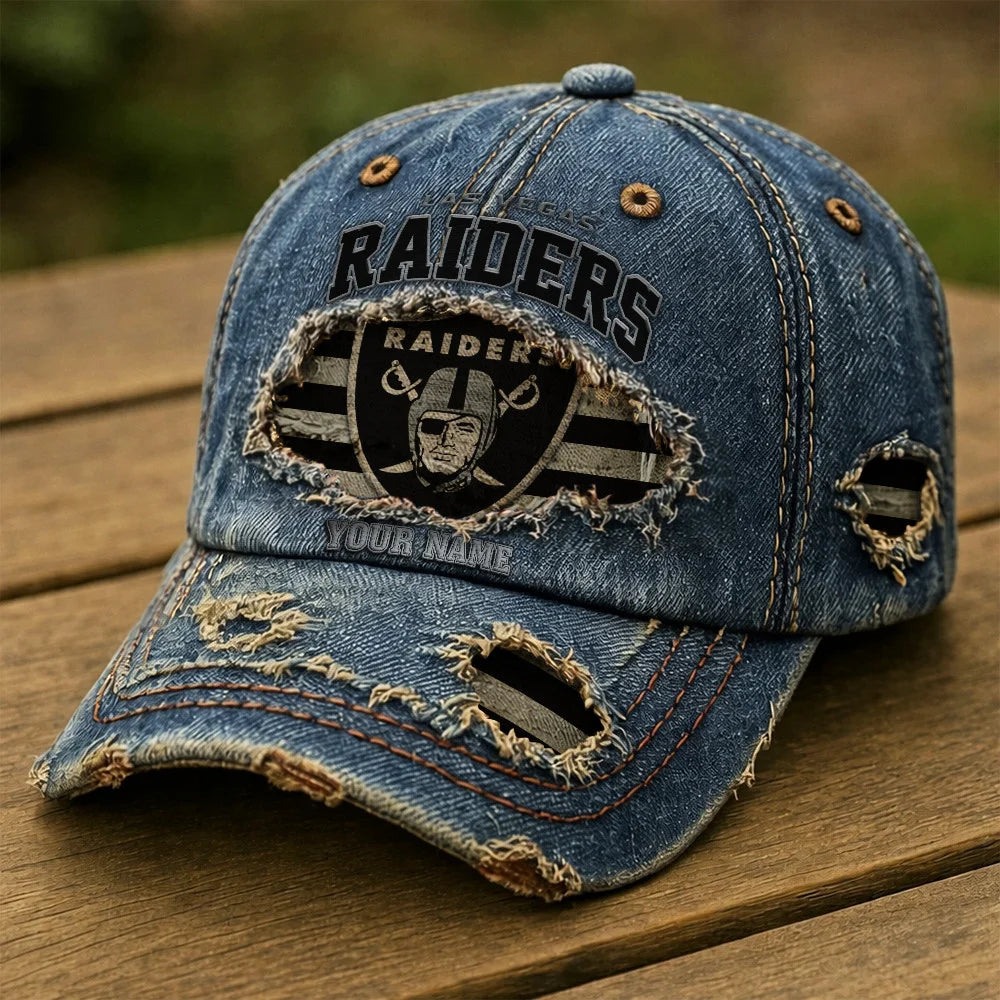 NFL All Team Denim Washed Cap New Style Custom Name Gifts