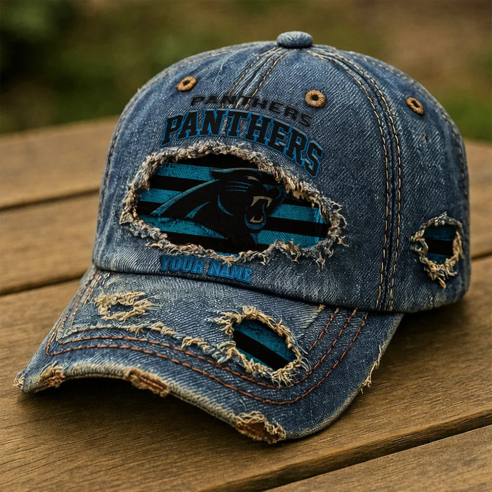 NFL All Team Denim Washed Cap New Style Custom Name Gifts