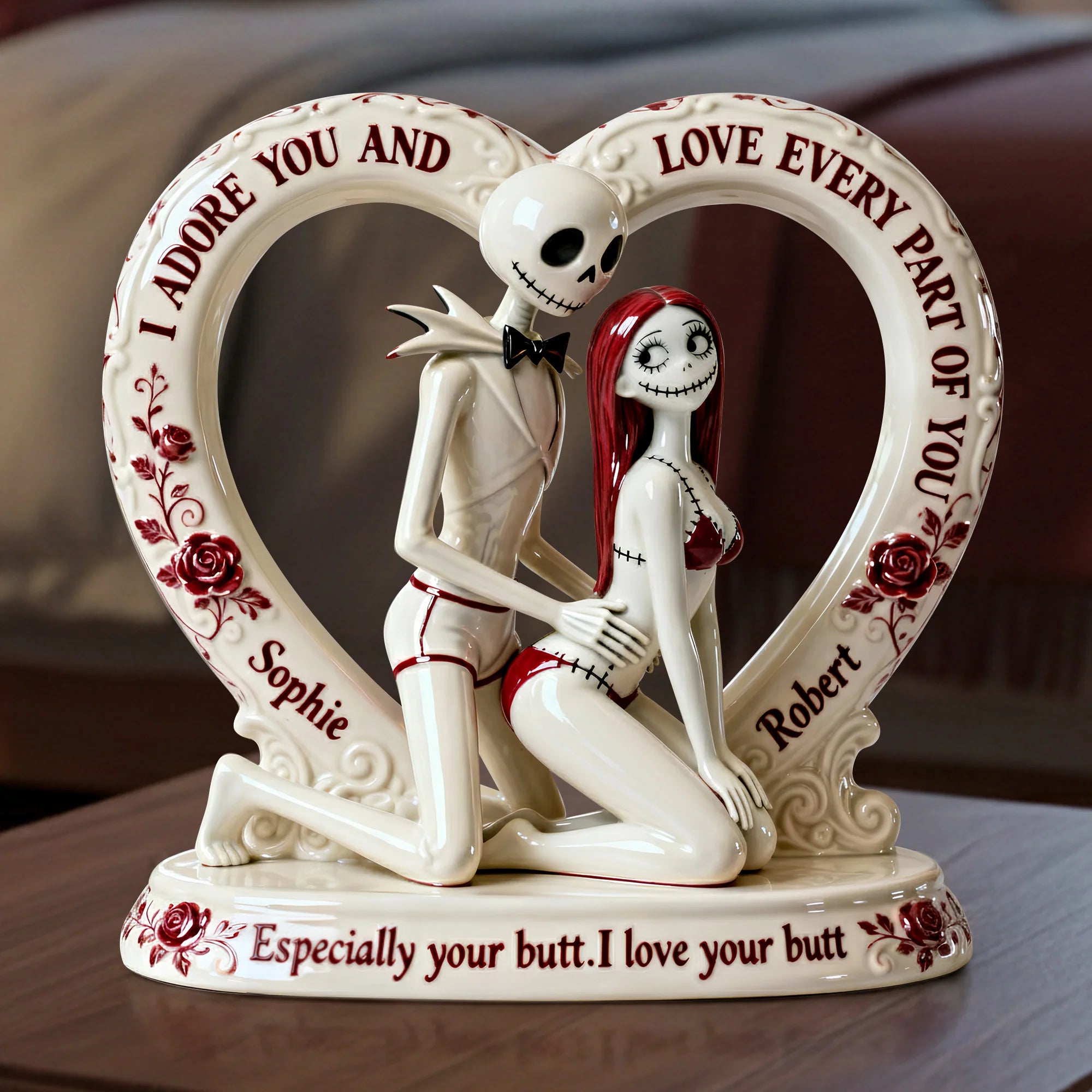 Cheeky Couple Acrylic Plaque - Personalized Gifts For Couples