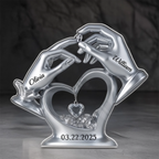 Custom Acrylic Plaque - Personalized Anniversary Wedding Gifts For Husband And Wife, Him And Her - Love’s Perfect Match