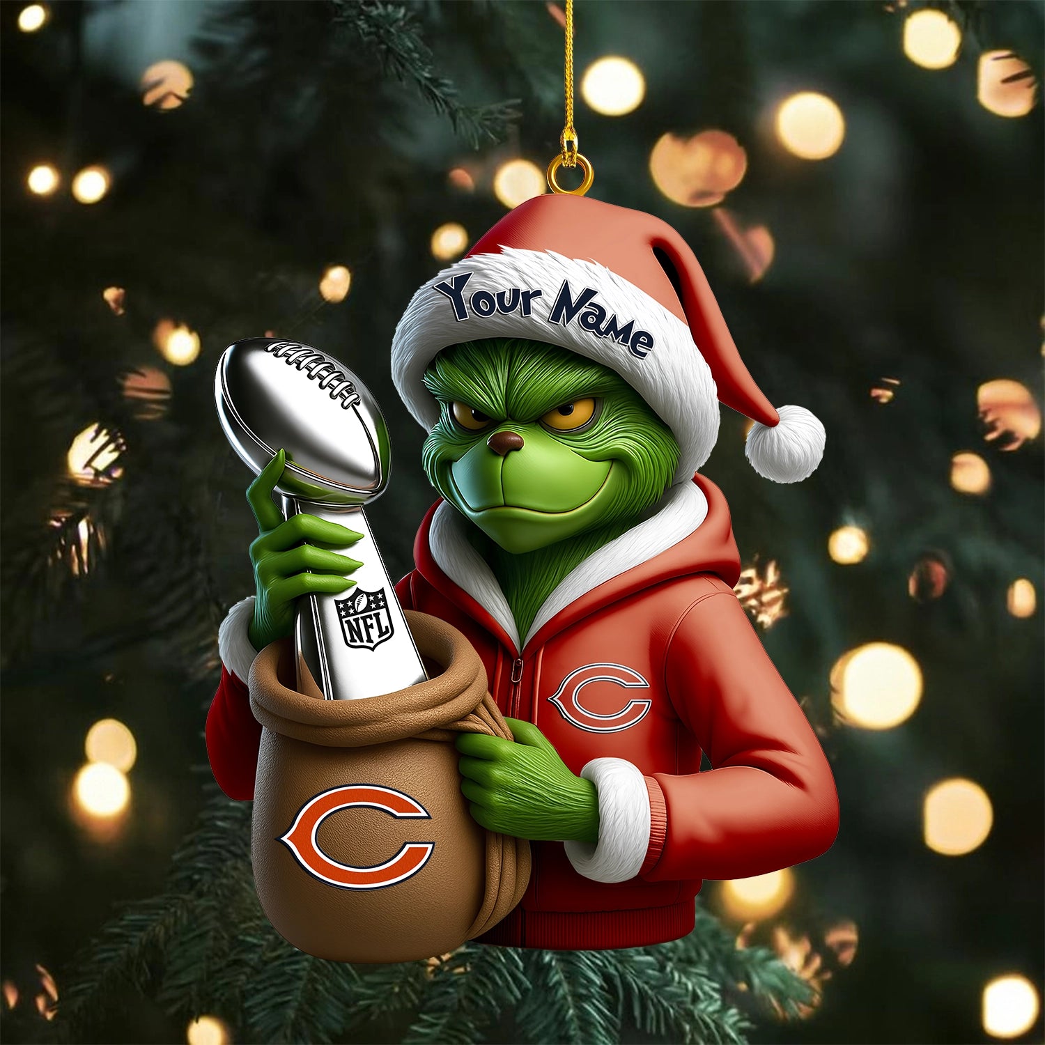 The Grinch Acrylic Ornament Gift For Fans
