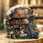 Beautiful Witch - Personalized Witch Custom Shaped Acrylic Plaque