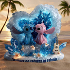 Cute Couple Acrylic Plaque - Personalized Gifts For Couples