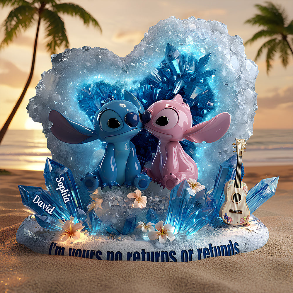 Cute Couple Acrylic Plaque - Personalized Gifts For Couples