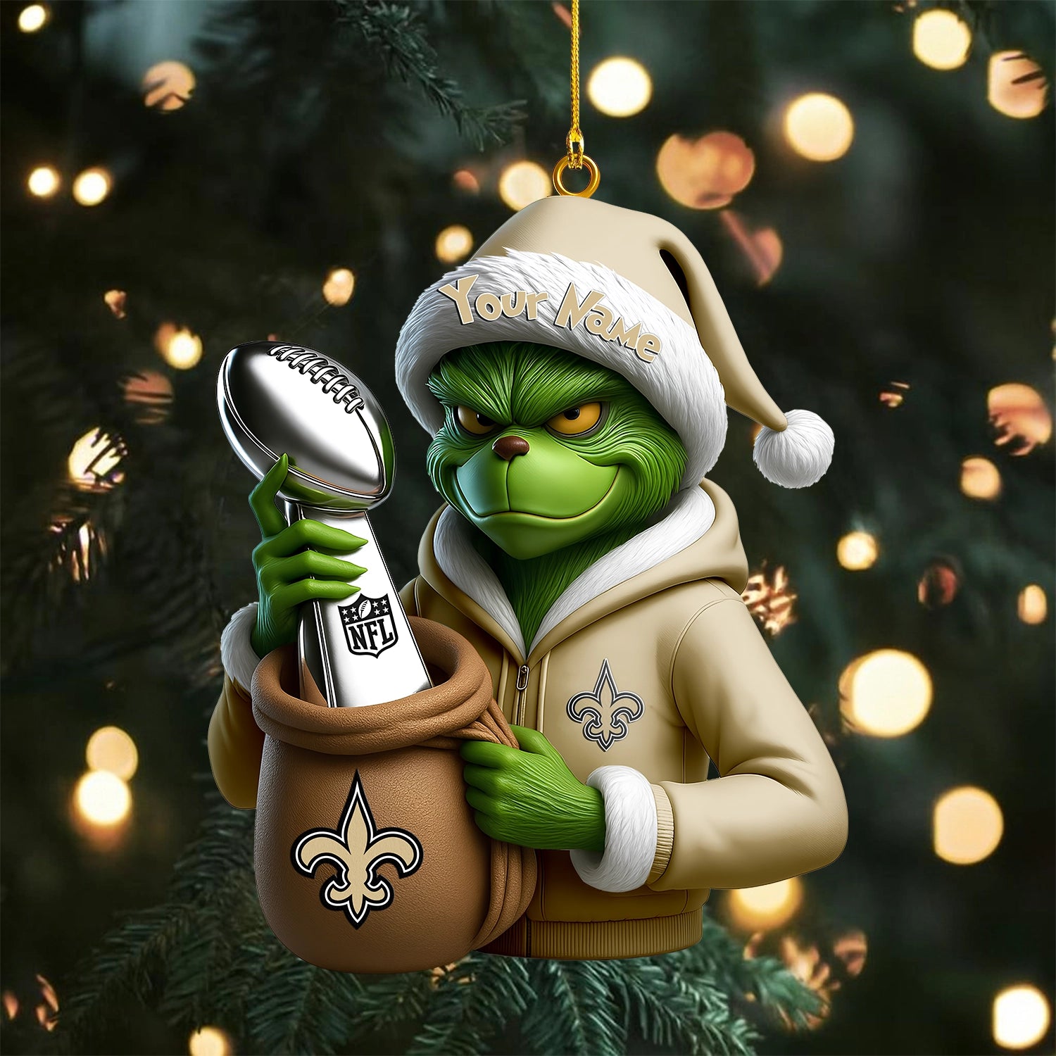 The Grinch Acrylic Ornament Gift For Fans