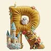 Alphabet Letter Pillow - Personalized Gifts For Fantasy Lovers