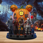 Horror Movie Character Driving Car Halloween Acrylic Block Plaque Gift For Fan